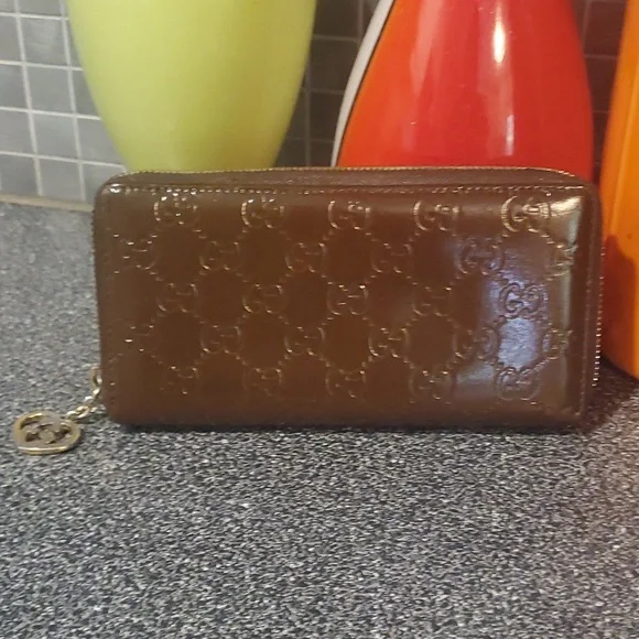 Gucci Guccisma Monogram Zippy Long Wallet - Picture 2 of 8